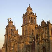 The beautiful architecture in Mexico City